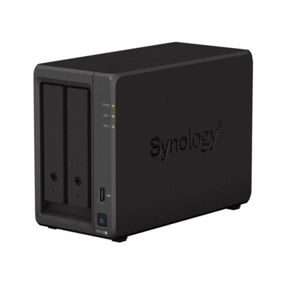 Synology  DS723+ 2-bay Diskstation NAS AMD Ryzen R1600 Dual Core (3.1 Turbo) 2GB DDR4 ECC (up to 32GB)